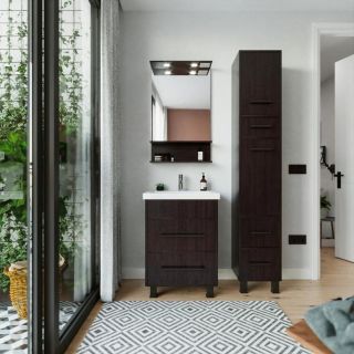 Тумба под раковину Бриклаер Чили 4627125415142 60 см венге